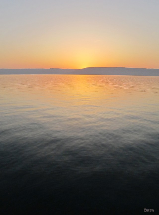 Dawn on the Sea of Galilee