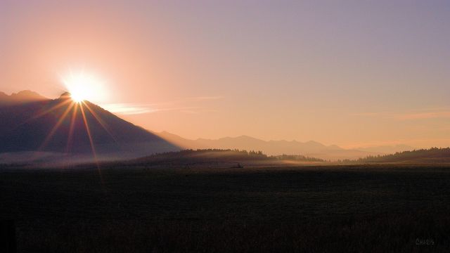 Sunrise, Steeples Range