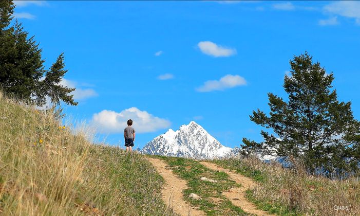 eager hill ch trail path climb view fisher