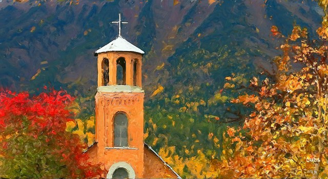 Fernie Steeple painting ch