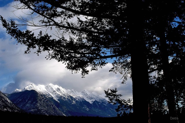 Steeples from Mouse Creek mountains winter DSC_0101