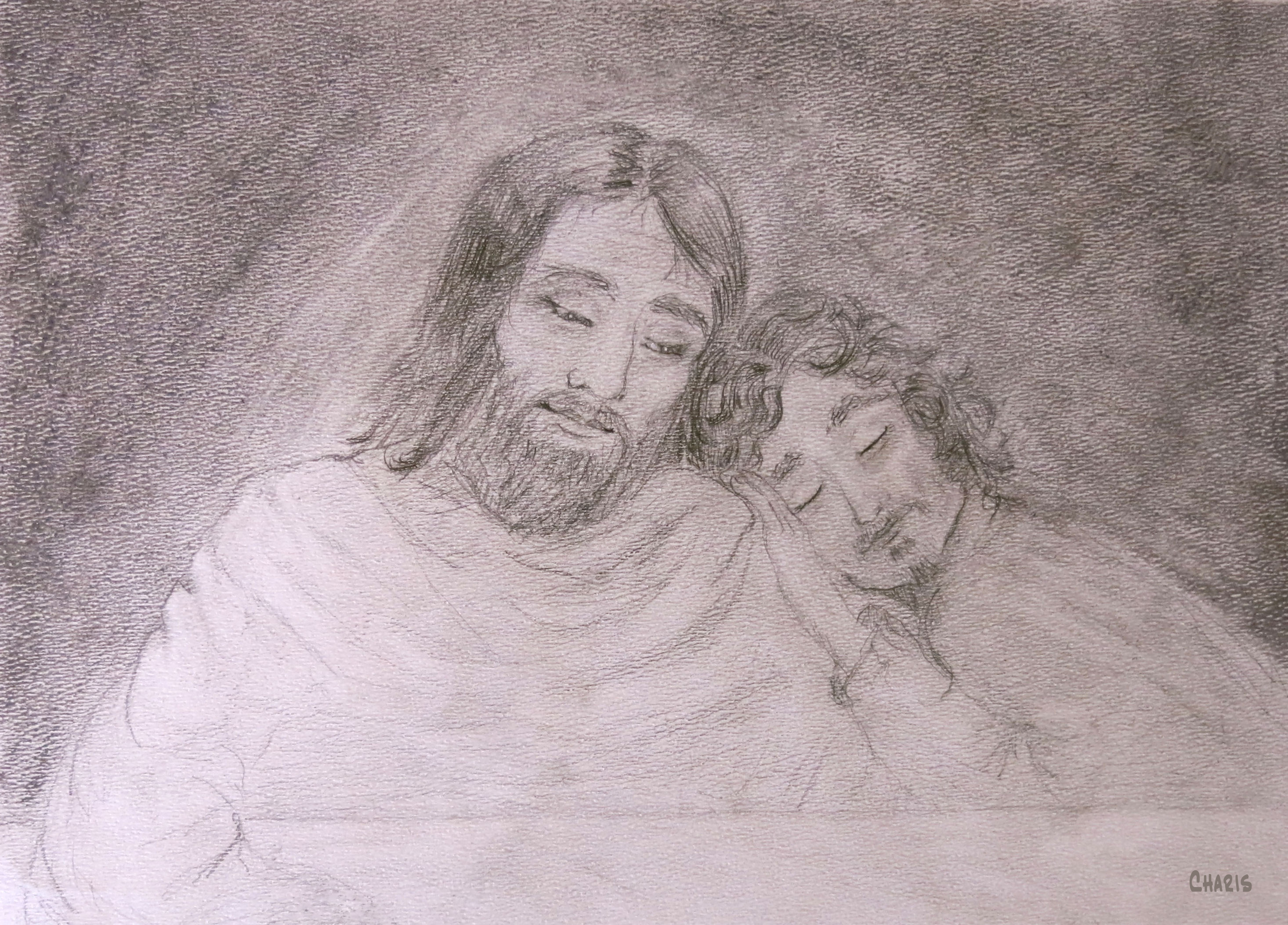 pencil  Jesus John ch IMG_1093