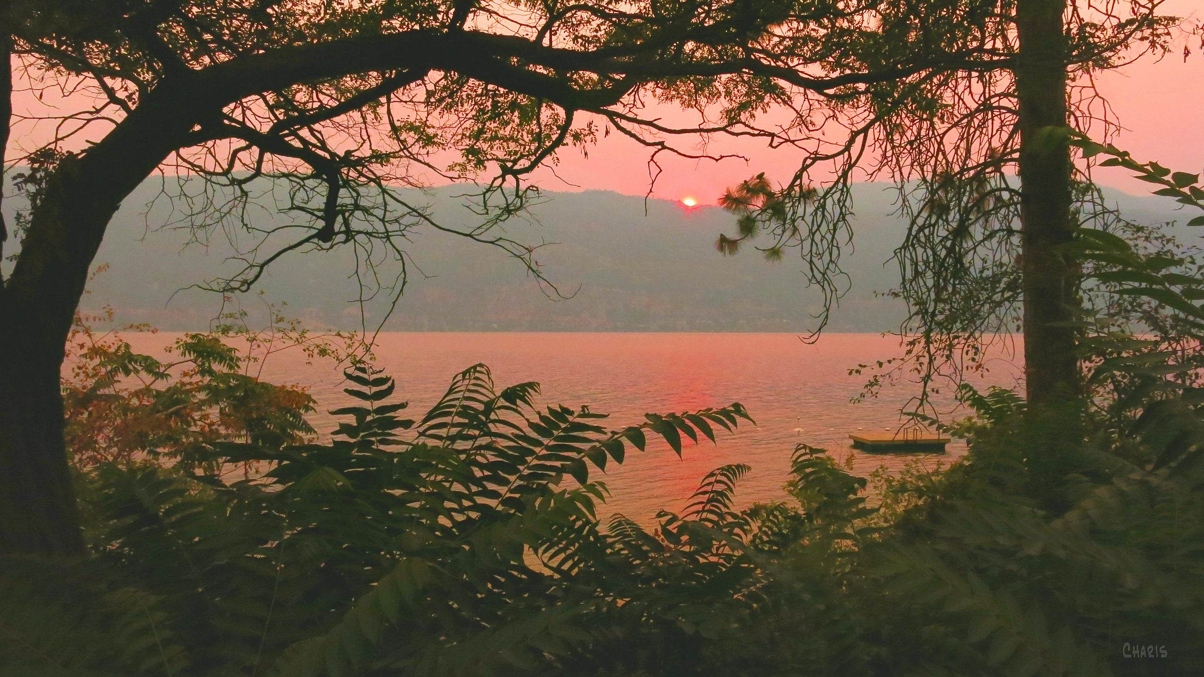 okanagan lake sunset shore IMG_9700