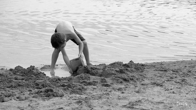 boy on beach bw ch rs IMG_9520